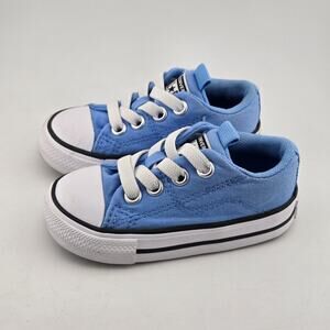 Converse Chuck Taylor All Star Low TD Blue White Infant Toddler Size 5 A04805F